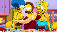 Flandis follando los simptoons hotties pizza de peperoni los simpson